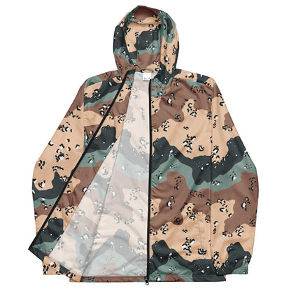 Kazakhstan Chocolate Chip Desert CAMO Men’s windbreaker - Mens Windbreaker