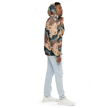 Kazakhstan Chocolate Chip Desert CAMO Men’s windbreaker - Mens Windbreaker