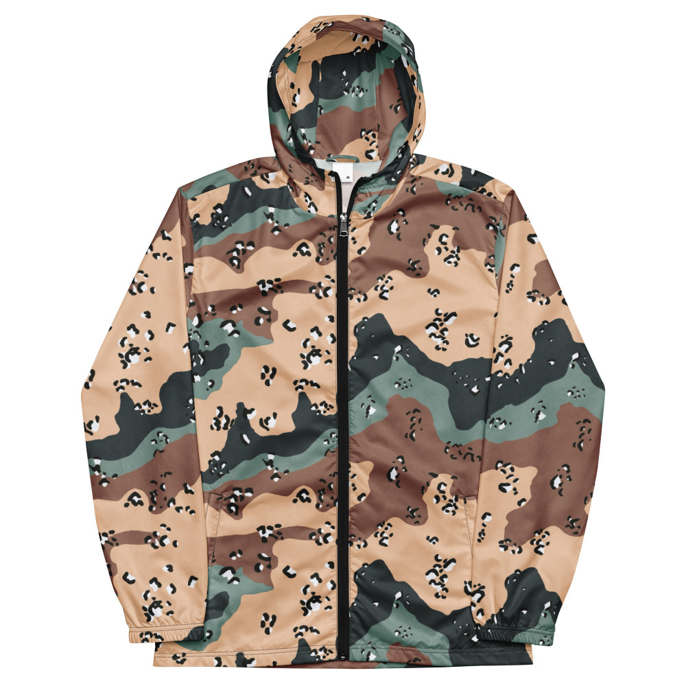 Kazakhstan Chocolate Chip Desert CAMO Men’s windbreaker - Mens Windbreaker