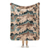 Kazakhstan Chocolate Chip Desert CAMO Sherpa blanket - 50″×60″ - Sherpa blanket