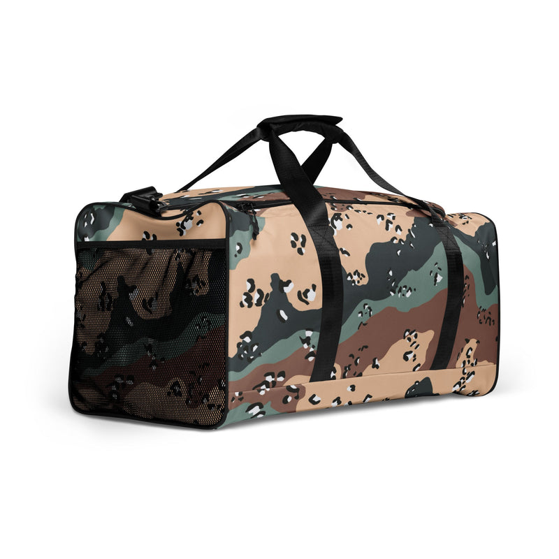 Chocolate Chip Kazakhstan Steppe CAMO Duffle Bag