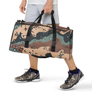 Chocolate Chip Kazakhstan Steppe CAMO Duffle Bag