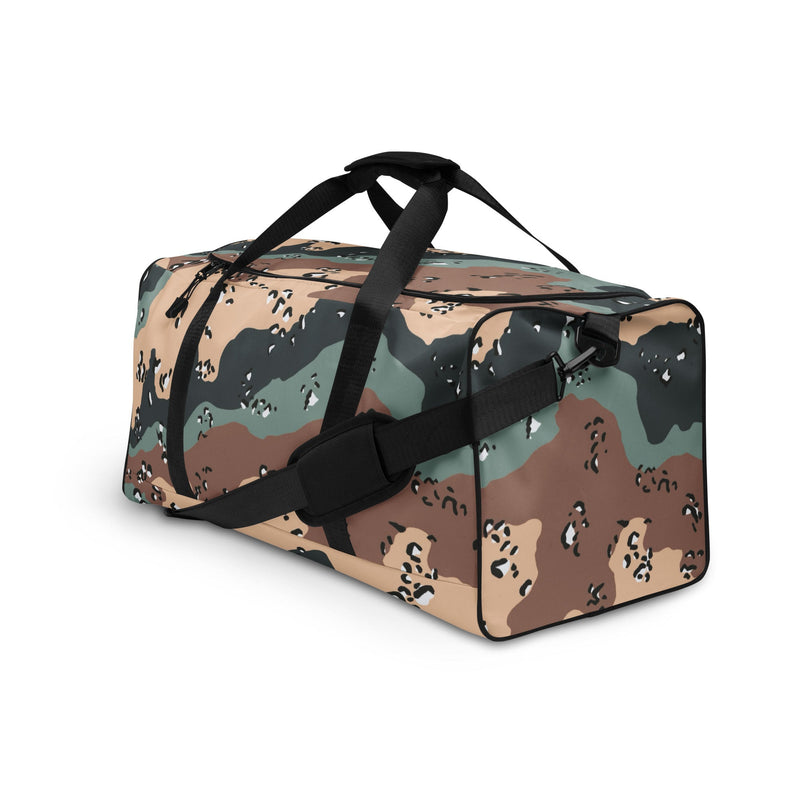 Chocolate Chip Kazakhstan Steppe CAMO Duffle Bag