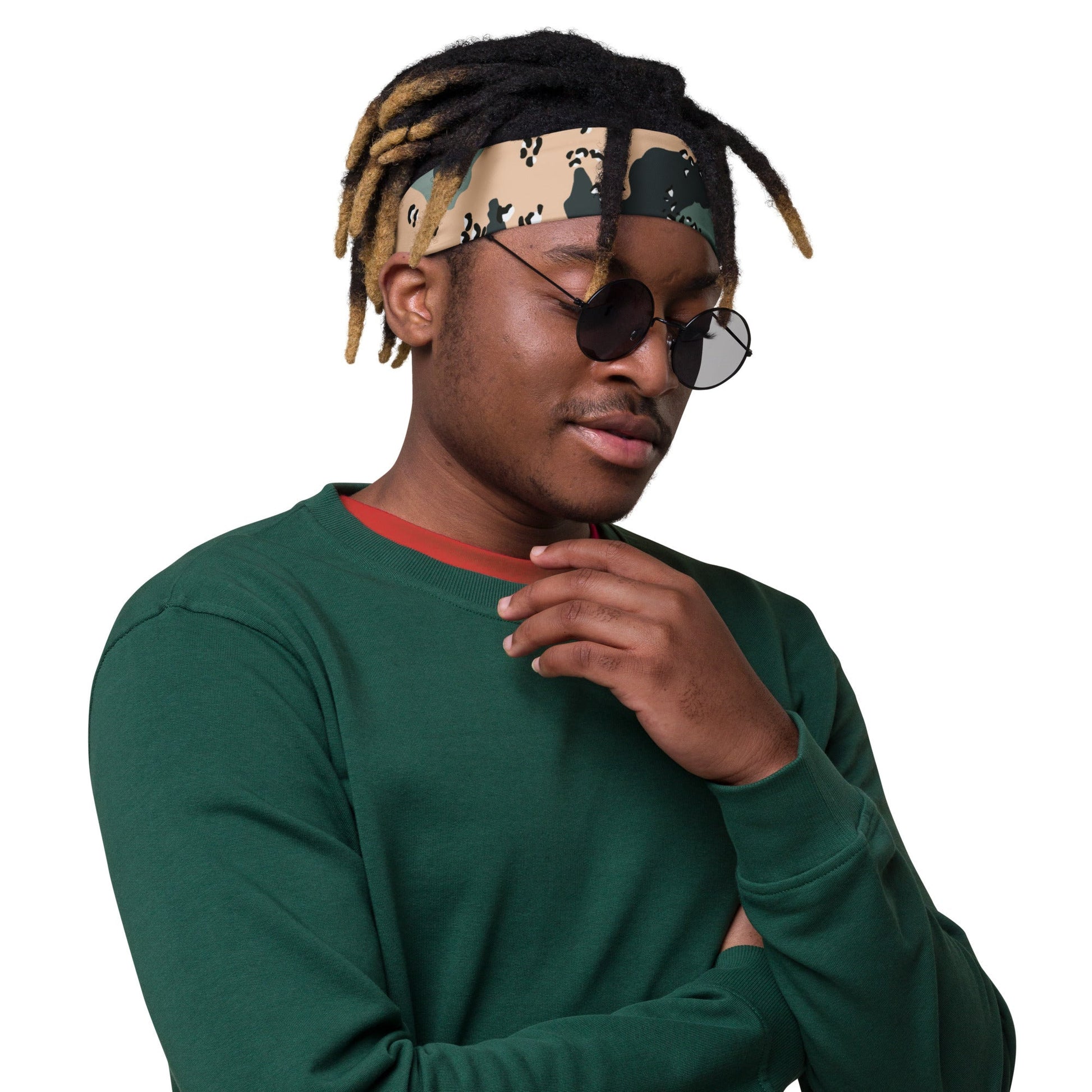 Kazakhstan Chocolate Chip CAMO Headband Headbands