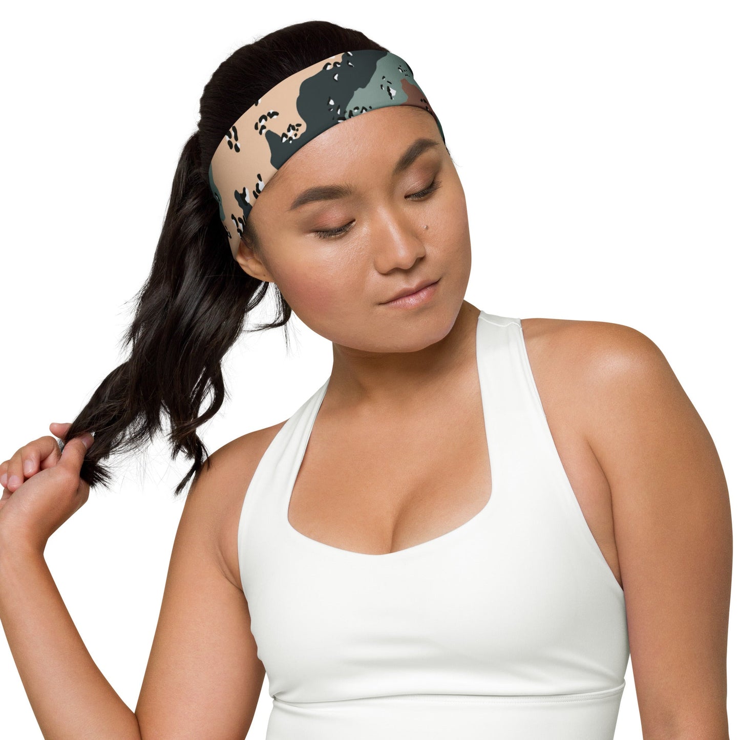 Kazakhstan Chocolate Chip CAMO Headband Headbands
