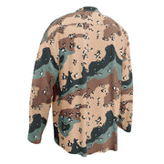 Chocolate Chip Kazakhstan Steppe CAMO Unisex Hockey Fan Jersey