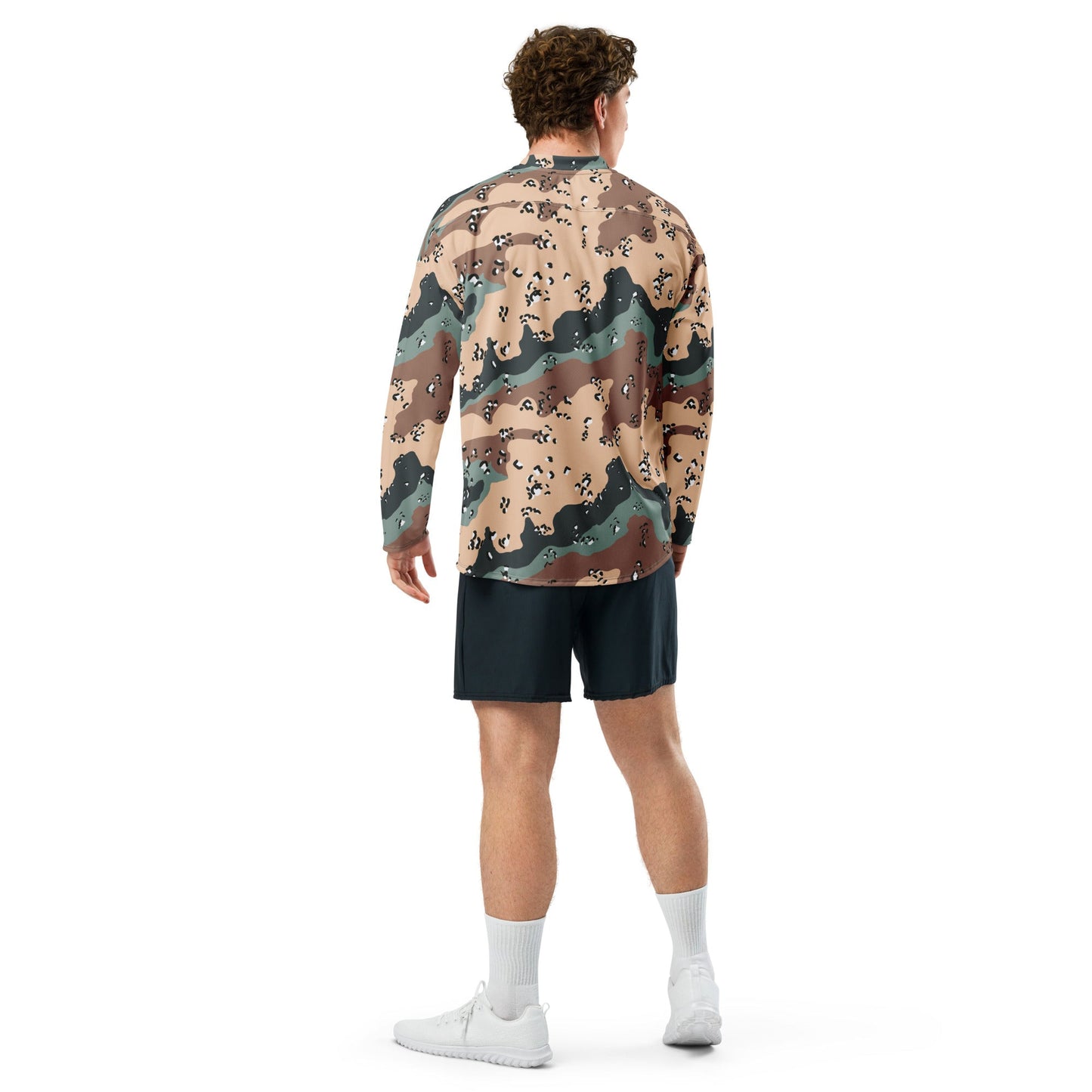 Kazakhstan Chocolate Chip CAMO hockey fan jersey - Hockey Jerseys