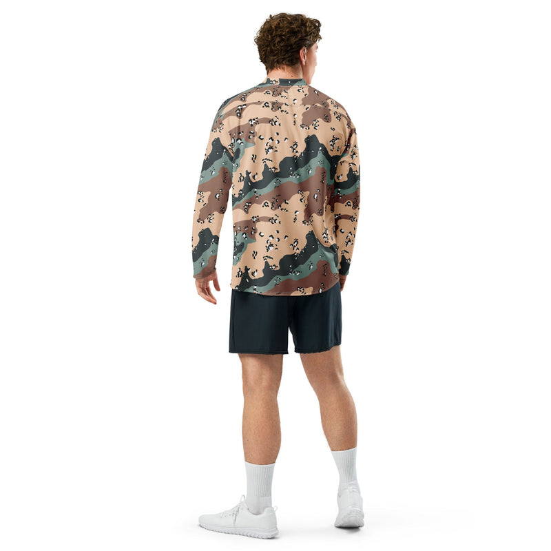 Chocolate Chip Kazakhstan Steppe CAMO Unisex Hockey Fan Jersey