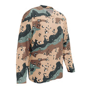 Chocolate Chip Kazakhstan Steppe CAMO Unisex Hockey Fan Jersey