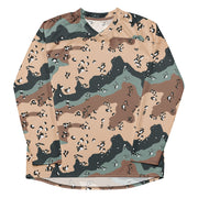 Chocolate Chip Kazakhstan Steppe CAMO Unisex Hockey Fan Jersey