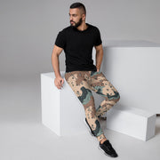 Chocolate Chip Kazakhstan Steppe CAMO Mens Joggers - XS - Men