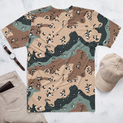 Chocolate Chip Kazakhstan Steppe CAMO Mens T-Shirt