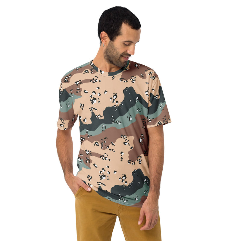 Chocolate Chip Kazakhstan Steppe CAMO Mens T-Shirt