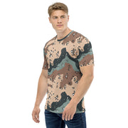 Chocolate Chip Kazakhstan Steppe CAMO Mens T-Shirt