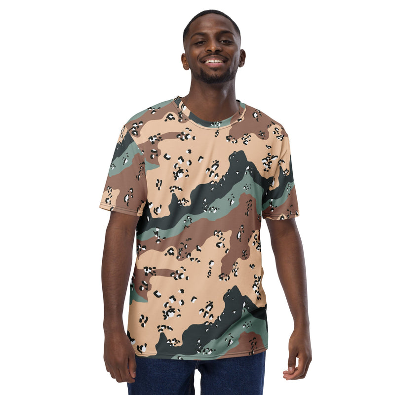 Chocolate Chip Kazakhstan Steppe CAMO Mens T-Shirt