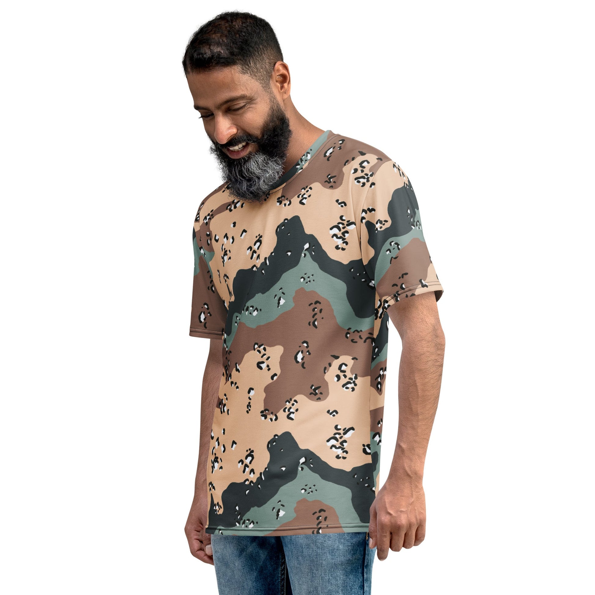Kazakhstan Chocolate Chip CAMO Mens t-shirt - T-Shirts