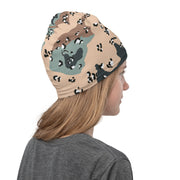 Chocolate Chip Kazakhstan Steppe CAMO Neck Gaiter - Head