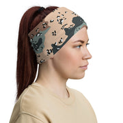 Chocolate Chip Kazakhstan Steppe CAMO Neck Gaiter - Head