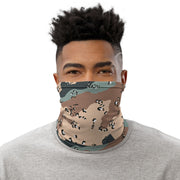 Chocolate Chip Kazakhstan Steppe CAMO Neck Gaiter - Head