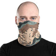Chocolate Chip Kazakhstan Steppe CAMO Neck Gaiter - Head