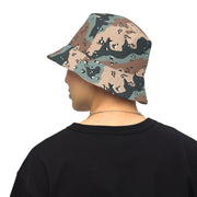 Chocolate Chip Kazakhstan Steppe CAMO Reversible Bucket Hat - S/M - Head