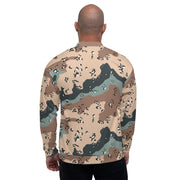 Chocolate Chip Kazakhstan Steppe CAMO Unisex Bomber Jacket