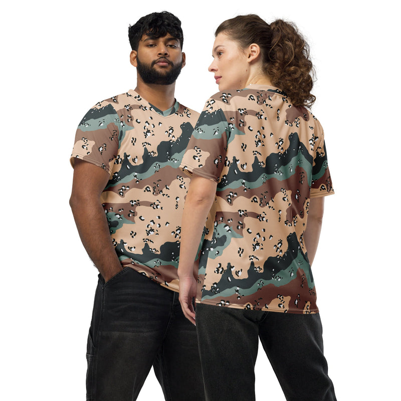 Chocolate Chip Kazakhstan Steppe CAMO Unisex Sports Jersey - 2XS