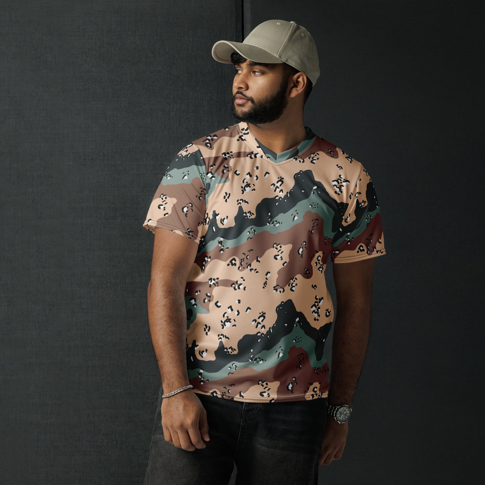 Kazakhstan Chocolate Chip CAMO unisex sports jersey - Sports Jerseys