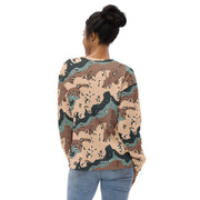 Chocolate Chip Kazakhstan Steppe CAMO Unisex Sweatshirt