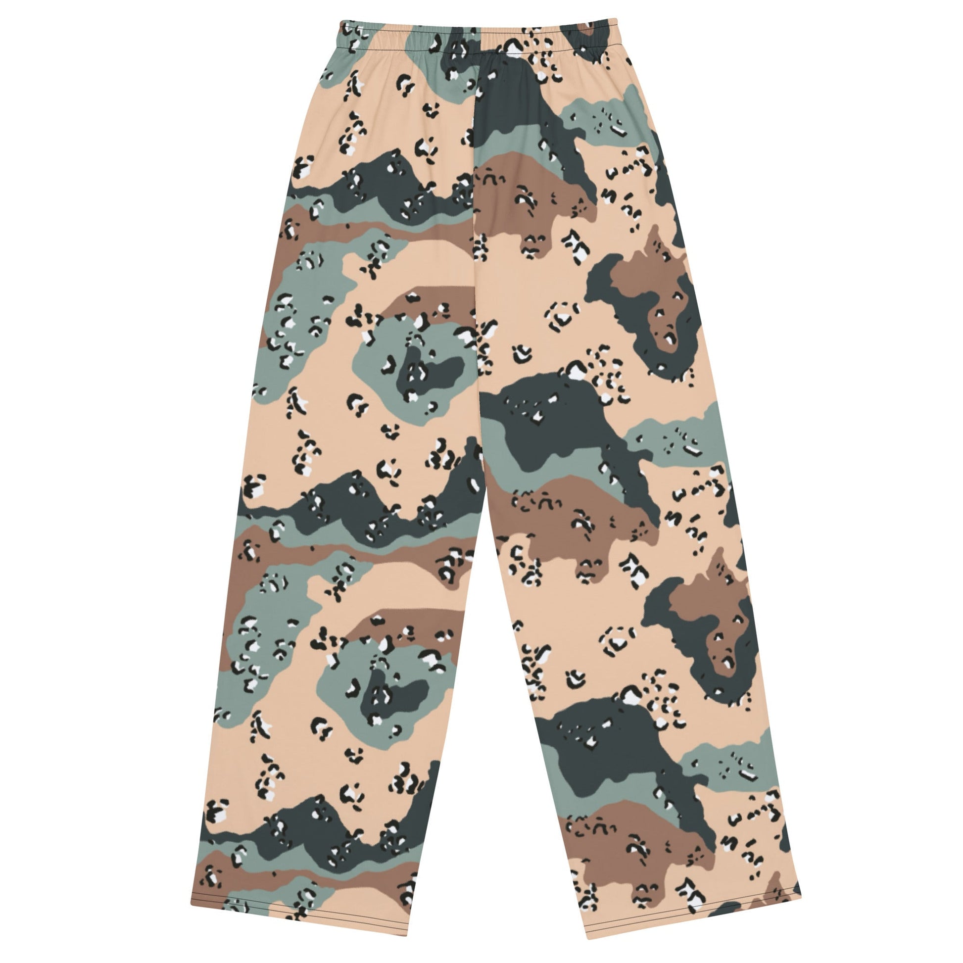 Kazakhstan Chocolate Chip CAMO unisex wide-leg pants - Wide-leg Pants
