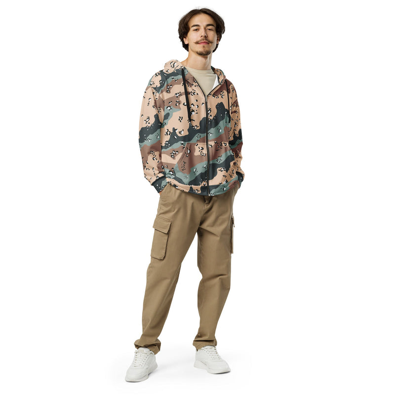 Chocolate Chip Kazakhstan Steppe CAMO Unisex Zip Hoodie