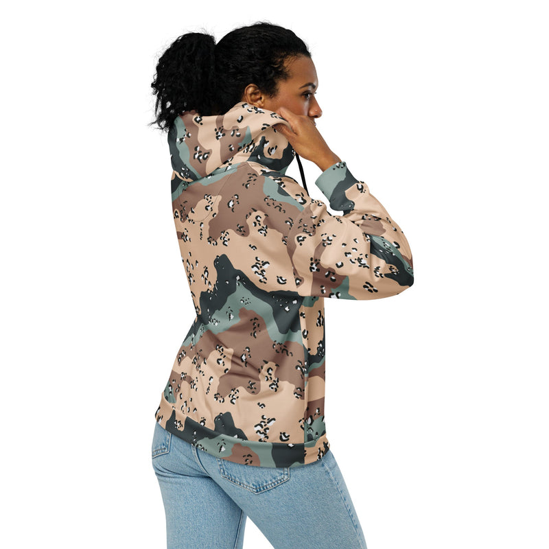 Chocolate Chip Kazakhstan Steppe CAMO Unisex Zip Hoodie