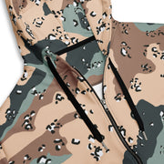 Chocolate Chip Kazakhstan Steppe CAMO Unisex Zip Hoodie