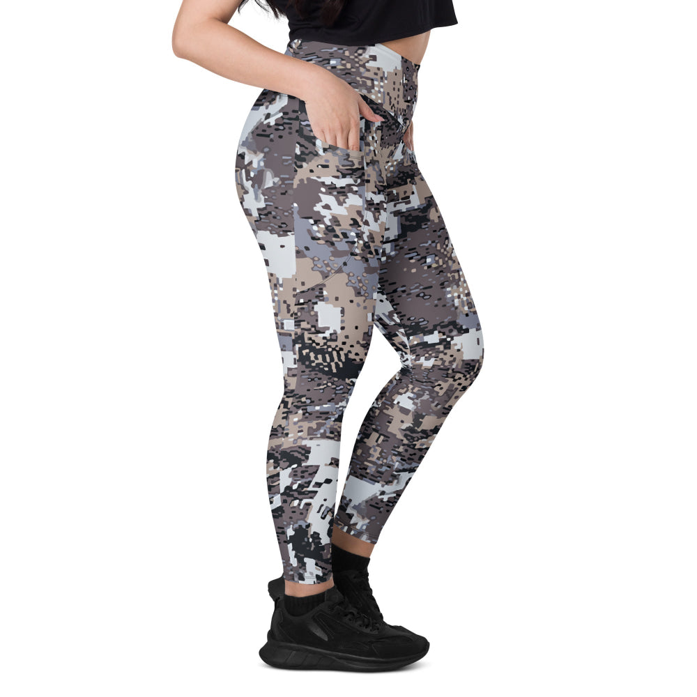 Kenai Hunting Alpine CAMO Leggings with pockets - Womens With Pockets