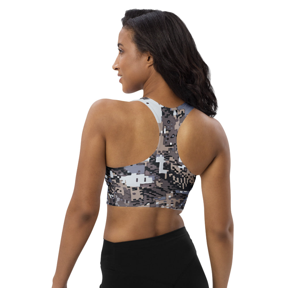 Kenai Hunting Alpine CAMO Longline sports bra - Womens Sports Bra