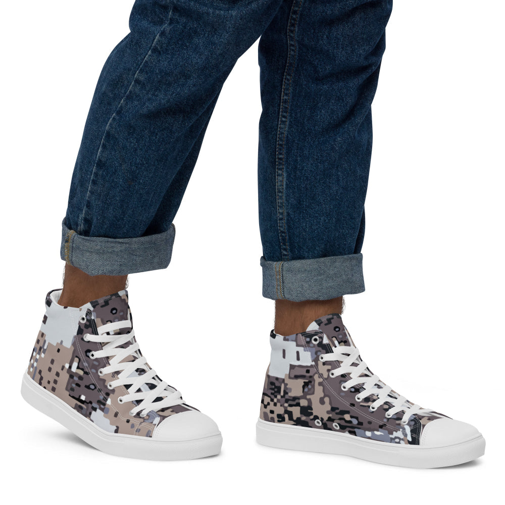 Kenai Hunting Alpine CAMO Men’s high top canvas shoes - Mens High Top Canvas Shoes