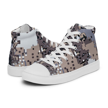 Kenai Hunting Alpine CAMO Men’s high top canvas shoes - Mens High Top Canvas Shoes