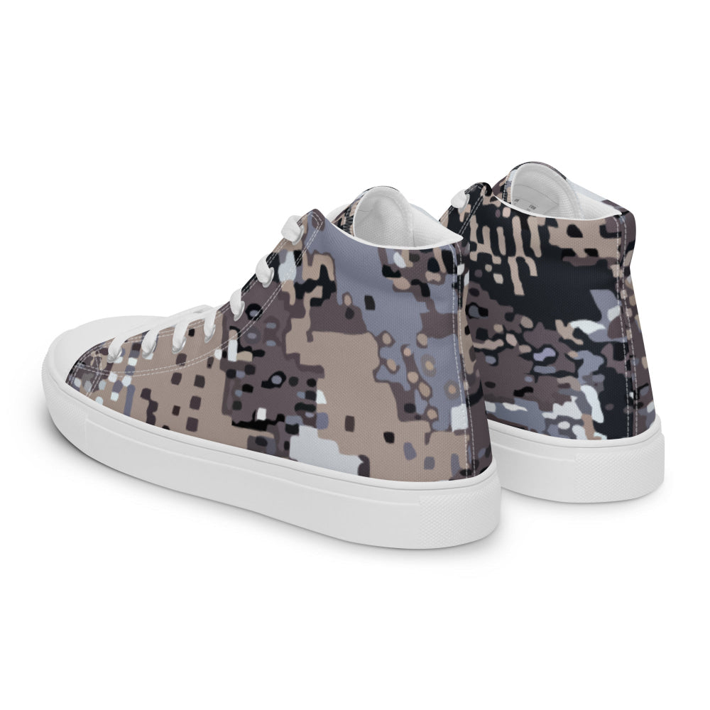 Kenai Hunting Alpine CAMO Men’s high top canvas shoes - Mens High Top Canvas Shoes