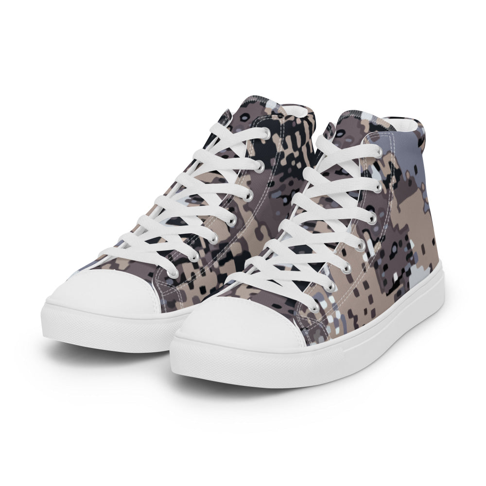 Kenai Hunting Alpine CAMO Men’s high top canvas shoes - Mens High Top Canvas Shoes