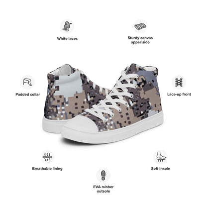 Kenai Hunting Alpine CAMO Men’s high top canvas shoes - Mens High Top Canvas Shoes