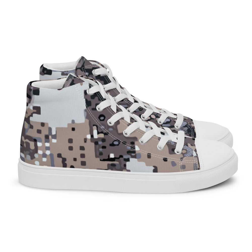 Kenai Hunting Alpine CAMO Men’s high top canvas shoes - Mens High Top Canvas Shoes