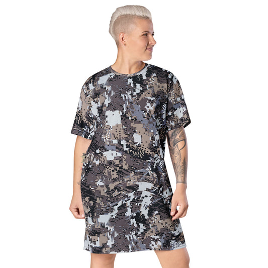 Kenai Hunting Alpine CAMO T-shirt dress - 2XS - Womens T-Shirt Dress