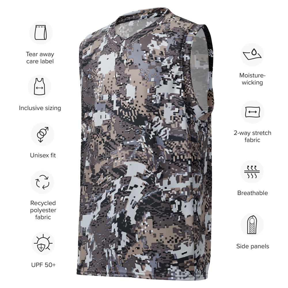 Kenai Hunting Alpine CAMO unisex basketball jersey - Unisex Basketball Jersey