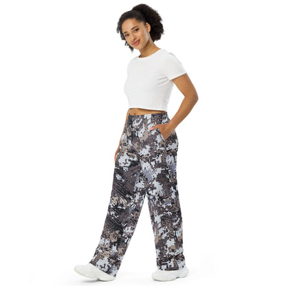 Kenai Hunting Alpine CAMO unisex wide-leg pants - Unisex Wide-Leg Pants