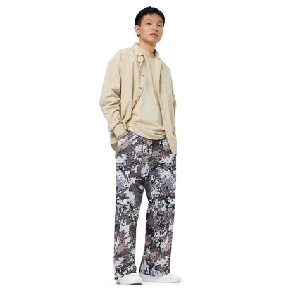 Kenai Hunting Alpine CAMO unisex wide-leg pants - Unisex Wide-Leg Pants