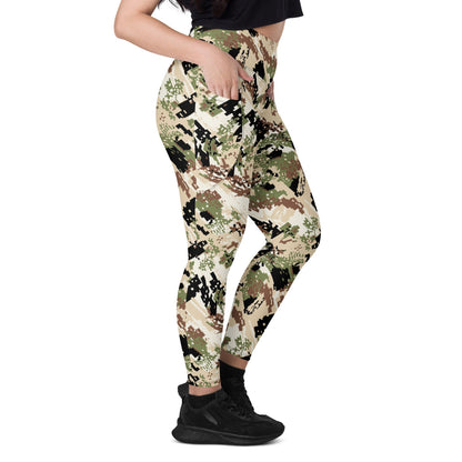 Kenai Hunting Sub-Alpine CAMO Leggings with pockets - Womens With Pockets