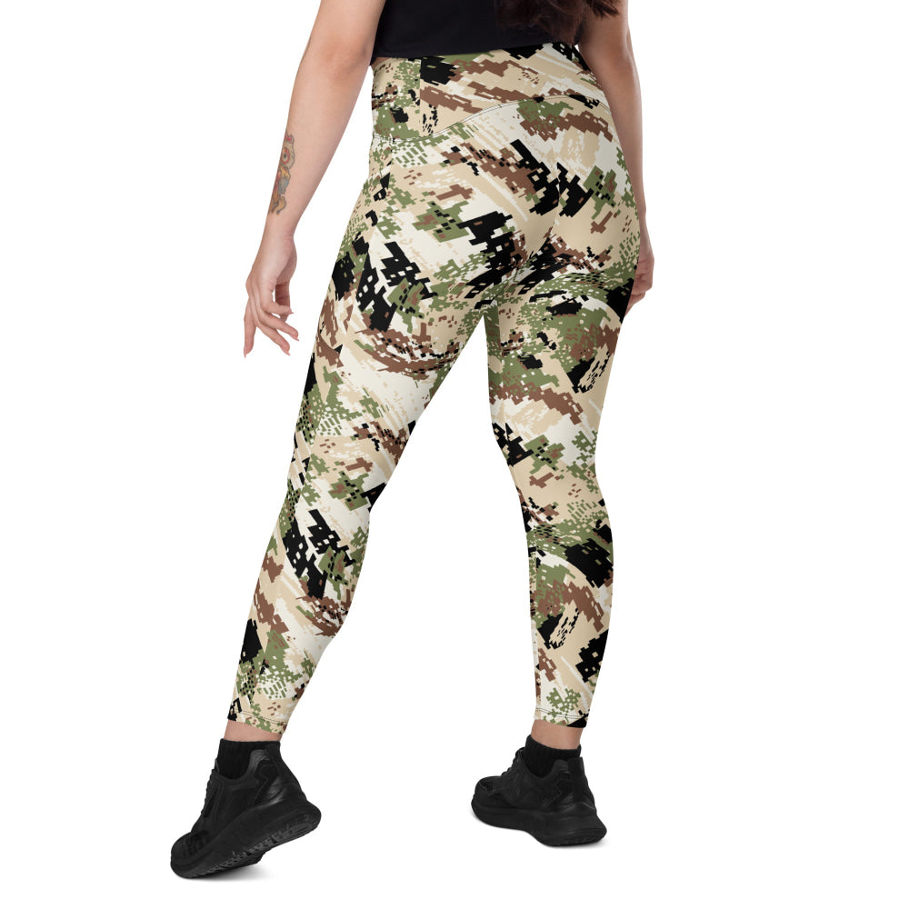 Kenai Hunting Sub-Alpine CAMO Leggings with pockets - Womens With Pockets