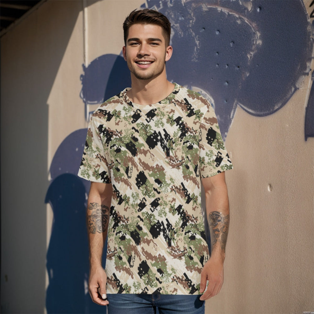 Kenai Hunting Sub-Alpine CAMO Men’s 100% Cotton T-Shirt - XS / White - Mens