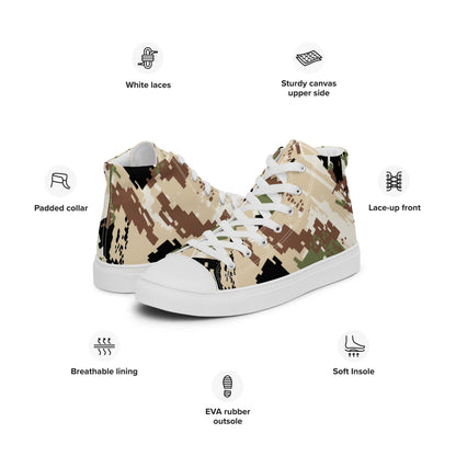 Kenai Hunting Sub-Alpine CAMO Men’s high top canvas shoes - Mens High Top Canvas Shoes