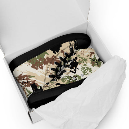 Kenai Hunting Sub-Alpine CAMO Men’s high top canvas shoes - Mens High Top Canvas Shoes